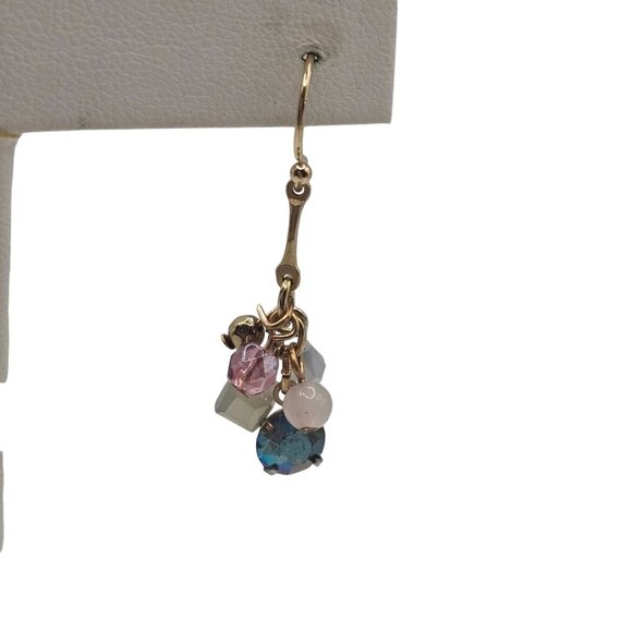 Fairy Cottage Preppy Boho Cluster Beaded Dangle Drop Earrings Fashion Jewelry - Picture 12 of 16